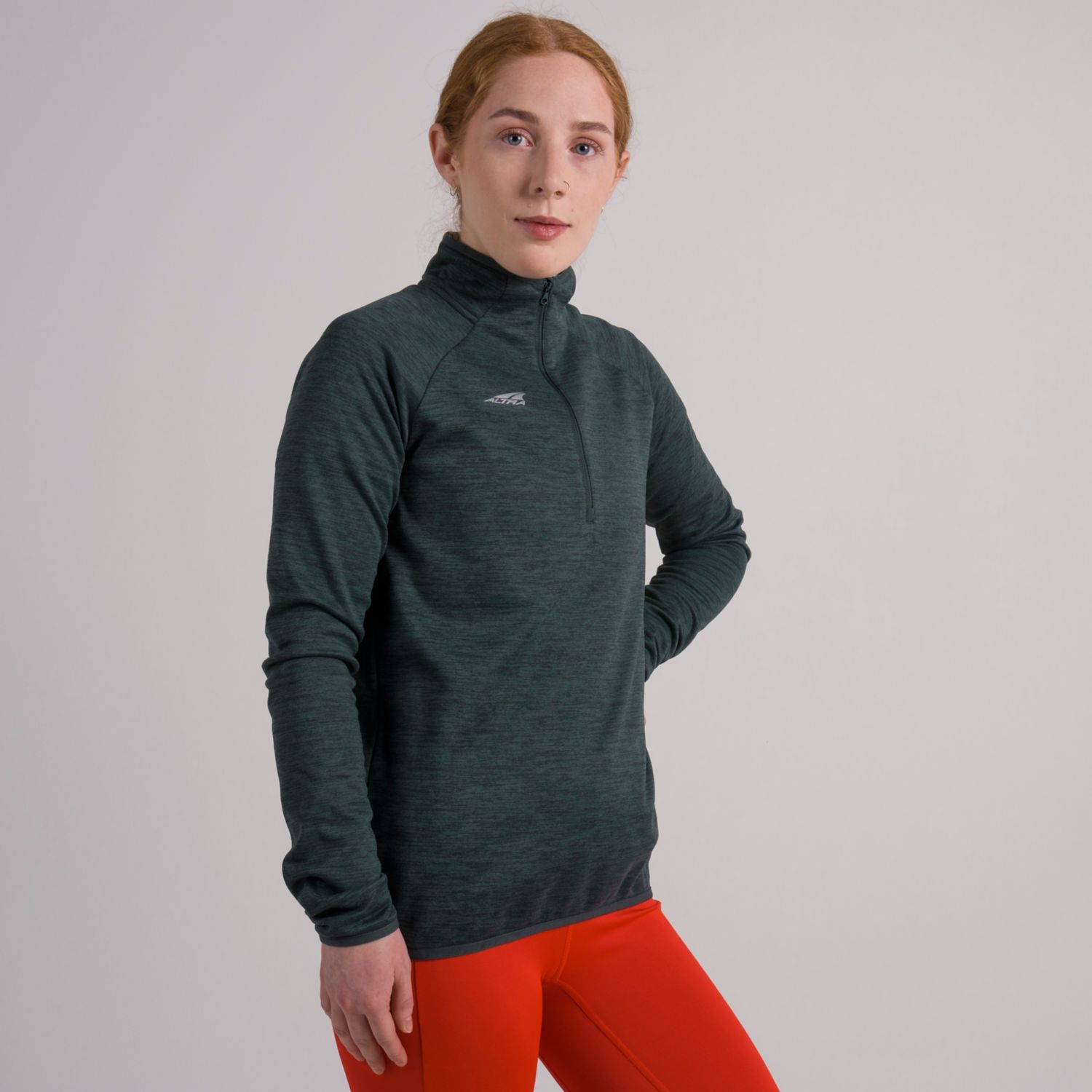 Altra Core 1/2 Zip Ženske Pulover Tamno Zelene | Hrvatska-80169549