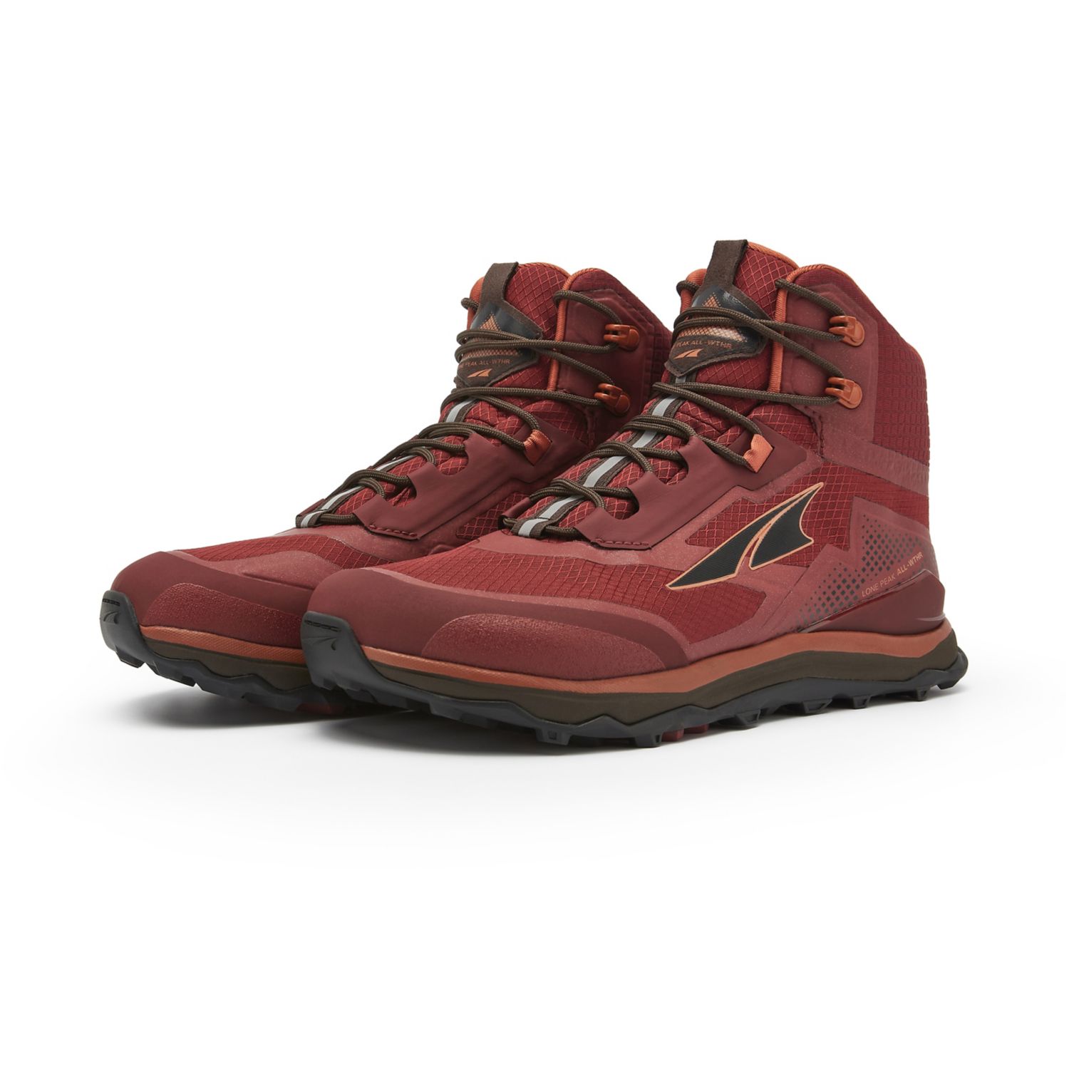 Altra Lone Peak All-wthr Mid Muške Planinarske Cipele Bordo | Hrvatska-61073929