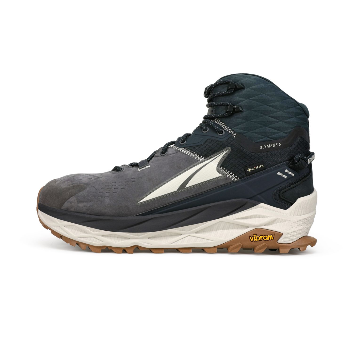 Altra Olympus 5 Hike Mid Gtx Muške Planinarske Cipele Crne Sive | Hrvatska-03486959